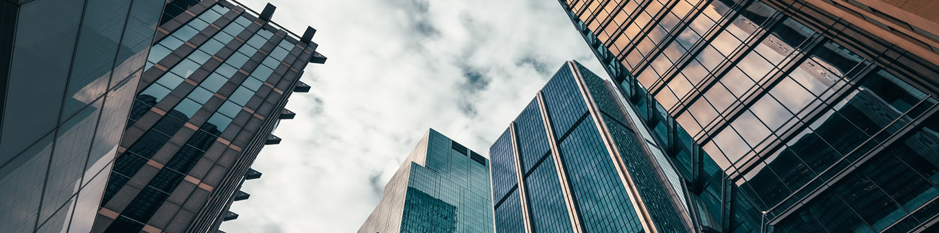 Modern buildings representing business growth